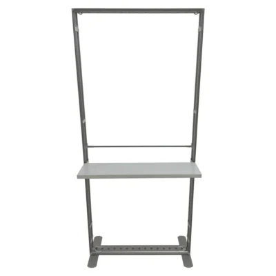 Shelf kit mounted on frame