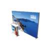 10×15 illuminated trade show booth configuration with extended SEG backlit graphics