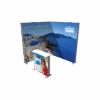 10×10 illuminated trade show booth setup with SEG graphics from Kit K multi-configuration system