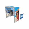 10×10 illuminated trade show booth setup with SEG graphics from Kit K multi-configuration system