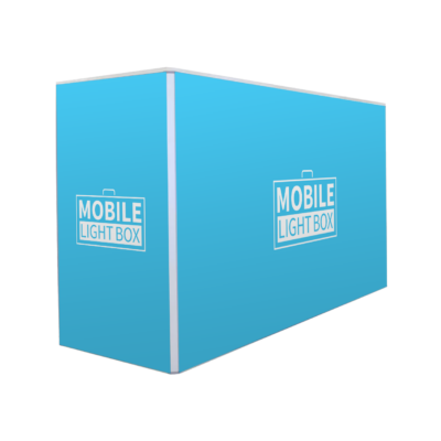 Classic Big Sky Counter 72 x 40 in. Silver Frame BACKLIT - Graphic Package