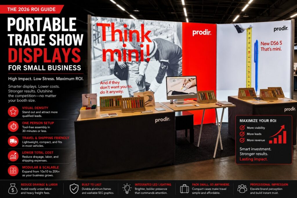 Portable Trade Show Displays for Small Business: The 2026 ROI Guide