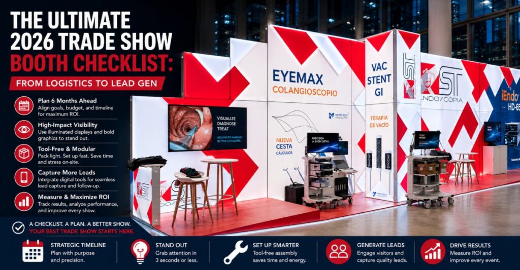 The Ultimate 2026 Trade Show Booth Checklist: From Logistics to Lead Gen