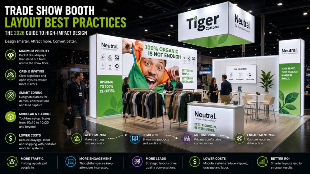 Trade Show Booth Layout Best Practices for High-Impact Design