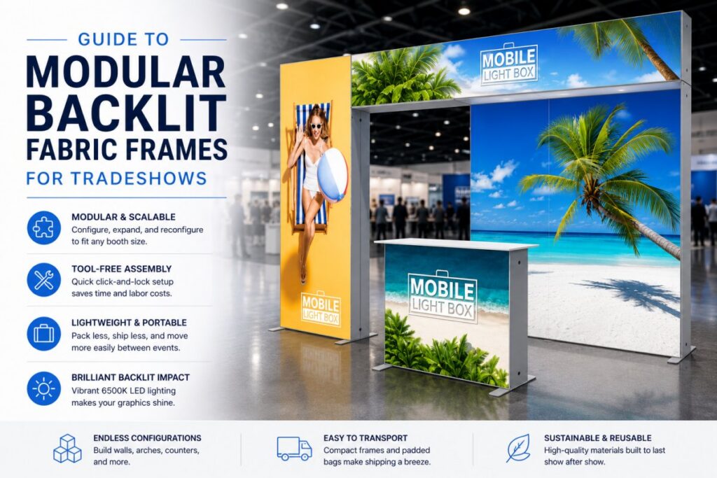 Guide to Modular Backlit Fabric Frames for Tradeshows