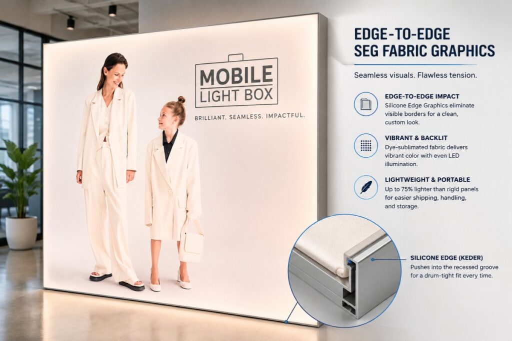 Maximizing Impact with Edge-to-Edge SEG Fabric Graphics