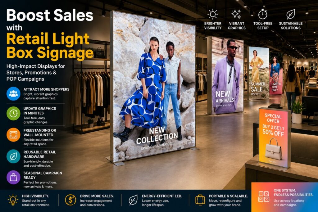 Boost Sales with Retail Promotional Light Box Signage