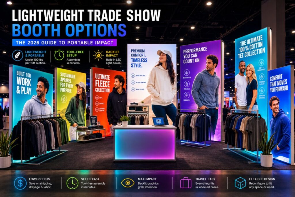 Lightweight Trade Show Booth Options