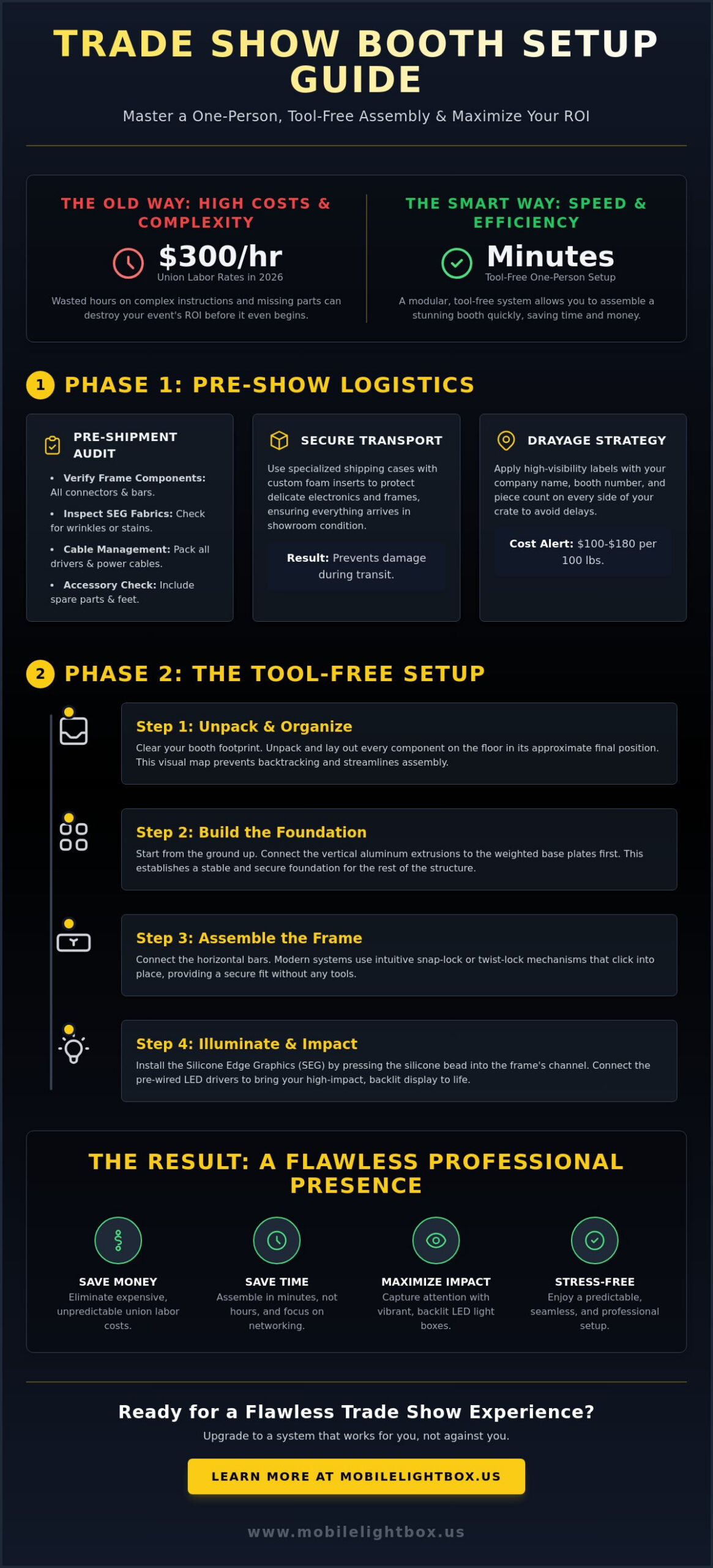 The Ultimate Trade Show Booth Setup Guide: Efficiency and Impact for 2026
